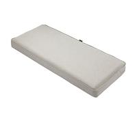 Classic Accessories Montlake FadeSafe - Cuscino impermeabile per panca/divano da esterni, 122 x 45 x 7,6 cm, per mobili da giardino, colore: grigio melange, cuscino per divanetto da patio
