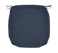 Classic Accessories Montlake FadeSafe - Cuscino rettangolare per sedia da giardino, 12,7 cm di spessore, resistente, con retro impermeabile, colore: blu indaco, 60-126-015501-RT