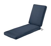 Classic Accessories Montlake FadeSafe FadeSafe - Cuscino impermeabile, 203 x 66 x 7,6 cm, colore: indaco mélange, cuscini per sedie da esterni