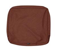 Classic Accessories Montlake FadeSafe - Federa per cuscino posteriore per patio, color henné, 21 x 22 x 4 cm