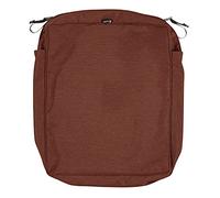 Classic Accessories Montlake - Federa per cuscino rettangolare per sedia da esterni, impermeabile, 58 x 63 x 12,7 cm, colore: rosso henné mélange, per mobili da giardino