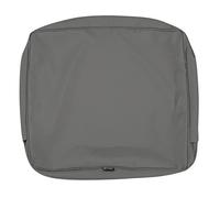 Classic Accessories Montlake Water-Resistant 25 x 18 x 4 pollici Patio Back Cushion Slip Cover, Light Charcoal Grey