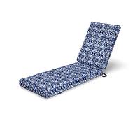 Classic Accessories Per Vera Bradley, cuscino impermeabile per chaise longue da patio, 66 x 121 x 81 x 7 cm, Ikat Island