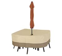 Classic Accessories Ravenna 55-463-031501-00 Copertura per Tavolo con Foro per L’OMBRELLONE E SEDIE