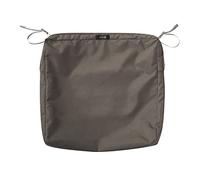Classic Accessories Ravenna, federa per cuscino da esterni, impermeabile, 53,3 x 53,3 x 7,6 cm, quadrata, per mobili da patio, sedie, colore grigio talpa scuro, federe per cuscini per mobili da