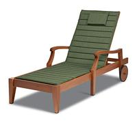 Classic Accessories Storigami - Cuscino impermeabile per chaise longue, 183 x 53 cm, colore: Fern