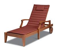 Classic Accessories Storigami - Cuscino impermeabile per chaise longue, 183 x 53 cm, colore: henné