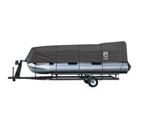 Classic Accessories StormPro - Copertura per pontoon Boat, per pontoon Boats 17' - 20' L x 102" W, copertura rimorchiabile per barca con tecnologia avanzata di rivestimento in tessuto (carbone)