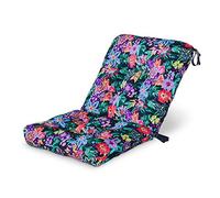 Classic Accessories Vera Bradley Happy Blooms, cuscino impermeabile per sedia da patio, 53,3 x 48,9 x 57,8 x 12,7 cm, cuscino per schienale