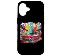 Classic American Muscle Car Guy Petrolheads Custodia per iPhone 16