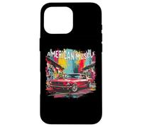 Classic American Muscle Car Guy Petrolheads Custodia per iPhone 16 Pro Max