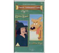 Classic Animated Tales - Robin Hood - 3 Little Pigs [VHS Video]
