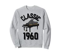 Classic Anno 1960 con Un Pianoforte a Coda. Felpa