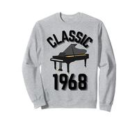 Classic Anno 1968 con Un Pianoforte a Coda. Felpa
