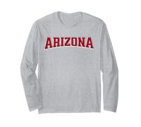 Classic Arizona Print Retro Varsity Vintage Arizona Maglia a Manica