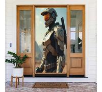 Classic Armor Print No.7 - Coperture decorative per porte, per interni ed esterni, primavera, estate, autunno, inverno, Halloween, Natale, decorazioni per la casa