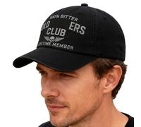 Classic Ball Caps - Cappello regolabile per esterni | Twill with Embroidery Pattern, Structured Baseball Cap, Breathable Design, Family Friends Adults Father, Travel Sports Commute, Nero , Se référer