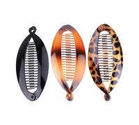 Classic Banana Clip - Wide Tooth Barrette, Styling Accessory with Secure Grip, Hair Holder Extra Volume, Bridal Tool Elegant Design, Wedding Holiday Formal Daily Commuting Costume Women Girls