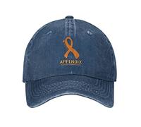 Classic Berretto da Baseball Appendix Cancer Awareness Cappellini Casuali Casuale Trucker Cappellino per Viaggi Donna Estate