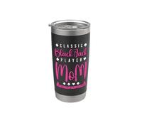 Classic Blackjack Player Mom The Card Game Classic Blackjack Bicchiere termico in acciaio inox doppia parete