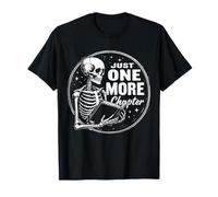 Classic Book Lover Solo Un Altro capitolo Skeleton Halloween Maglietta