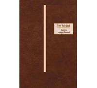 Classic Brown Digital Notebook: Premium Leather-Style Journal for Digital Planning, Note-Taking, and Organizing - 120 Pages Lined Paper