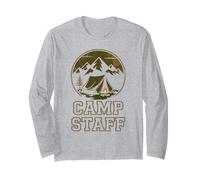 Classic Camp Staff Host Squad Camper Consulente Campeggio Maglia a Manica