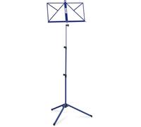 Classic Cantabile 100 Leggio Medium Blu, Versione di peso medio, 3 kg | Con supporto laterale (ferma spartiti) sulla superficie di appoggio, Piedini antiscivolo in gomma, Robuste viti di serraggio