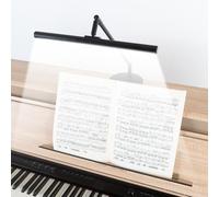 Classic Cantabile 12520 SM Lampada per Pianoforte Nera, Base antiscivolo | Lampada LED per pianoforte con 78 LED luminosi, Temperatura colore regolabile senza scatti tra 3000 e 6500 Kelvin