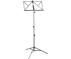 Classic Cantabile 90 Leggio Light - regolabile in altezza da 50 a 115 cm - dimensioni compatte - stabile - molto leggero - con borsa per il trasporto - Nero