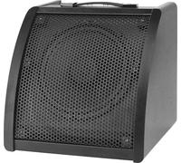 Classic Cantabile AP-30 E-Drum Monitor Attivo, 30 W, 10 Pollici, Nero | Diffusore coassiale 10", equalizzatore 3 bande, Drum-In e Aux-In, jack 6,3 mm, maniglia, griglia metallica, cavo alimentazion