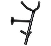 Classic Cantabile AS-21 Supporto da Parete per Sassofono - Per Sassofoni Alto e Tenore - Per Montaggio a Parete - Nero