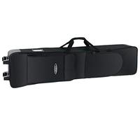 Classic Cantabile Borsa per Tastiera G1 - con ruote trolley - 133 x 30 x 17 cm - 2 grandi tasche esterne - nero