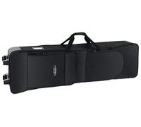 Classic Cantabile Borsa per Tastiera G2 - con ruote trolley - 138 x 36,5 x 17 cm - 2 grandi tasche esterne - nero