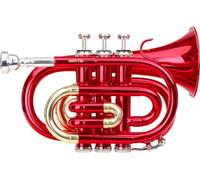 Classic Cantabile Brass TT-400 Tromba Tascabile in Sib rossa, Foro: 11
