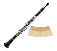 Classic Cantabile CLK-20 Clarinetto Sib Set 2.5 Ance - Accordatura Sib - Sistema Tedesco - Set Risparmio con 10 Ance per Clarinetto, Spessore 2.5
