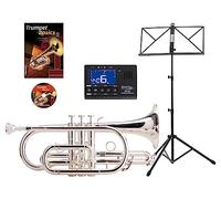 Classic Cantabile CR-400S Set Cornetta in Sib, Argentata, Coulisse: alpacca