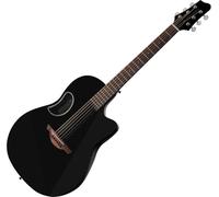 Classic Cantabile CS-100TQ Chitarra Western - Chitarra con buca laterale - Top: abete massello, fondo e fasce: fibra di carbonio, tastiera/manico: Technical Wood/Okoume - Chitarra acustica nera