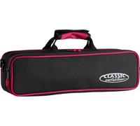 Classic Cantabile Custodia Leggera per Flauto Traverso rosa, Incl. tracolla