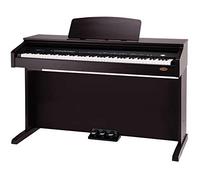 Classic Cantabile DP-210 RH E-Piano (Digital piano con meccanica a martelletti, 88 tasti, 2 uscite cuffie, USB, metronomo, 3 pedali, pianoforte per principianti) Palissandro