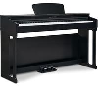 Classic Cantabile DP-220 SM E-Piano - 88 tasti pesati, meccanica a martello, dinamica di tocco - Pianoforte snello, funzione Layer, Split e Twinova - 3 pedali, 20 suoni - Digital piano nero opaco