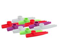 Classic Cantabile FUN Kazoo Confezione Da 10, Plastica, Colori Vari