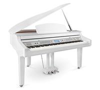 Classic Cantabile GP-A 810 Pianoforte Digitale (88 tasti con meccanica a martello, sensori tripli, 1200 suoni, 270 stili, Bluetooth, 38 effetti, simulazione smorzatore, 3 pedali) bianco lucido
