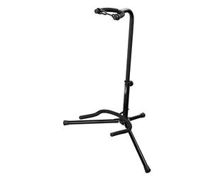 Classic Cantabile GS-2008 Supporto per Chitarra Deluxe, Base 53 x 30 cm | Adatto per chitarra, basso, banjo, ecc., Struttura tubolare molto robusta, Regolabile in altezza da 62 a 70 cm, 1 kg