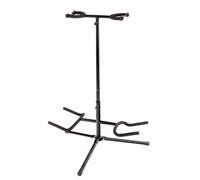 Classic Cantabile GS-DUO Supporto Chitarra/Basso Doppio, Base 53 x 53 cm | Adatto per chitarra, basso, banjo, ecc., Non adatto per 2 chitarre acustiche, Struttura tubolare molto robusta, 5 kg