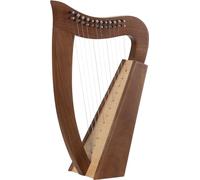 Classic Cantabile Arpa Celtica 12 corde nylon legno noce – Accordata in Do – Borsa, 2 chiavi – 51 cm