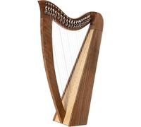 Classic Cantabile H-19 WN Arpa Celtica con 19 corde, accordata in Mi bemolle maggiore, meccanica a semitoni, legno di noce, borsa e 2 chiavi di accordatura, altezza 73 cm.