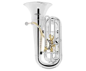 Classic Cantabile KT-30SR MardiBrass Bb-Tuba in Plastica Argento, 2 kg