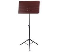 Classic Cantabile Leggio Orchestrale Palissandro - Supporto Robusto con Ampio Piano Leggio - Elegante Finitura Laminata Palissandro - Regolabile in Altezza da 65 a 110 cm - Connessione a Prisma