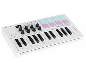 Classic Cantabile M25-AIR Wireless MIDI Controller Keyboard - Trasmissione via Bluetooth - compatibile con Apple iPhone & iPad - potente batteria integrata - utilizzo per Windows tramite cavo USB
